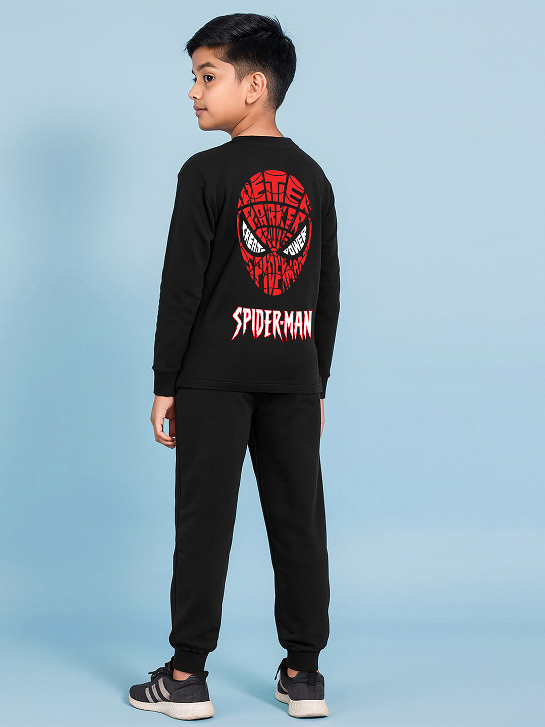 Marvel by Miss and Chief Boys Spider Man Printed T-shirt & Trackpant