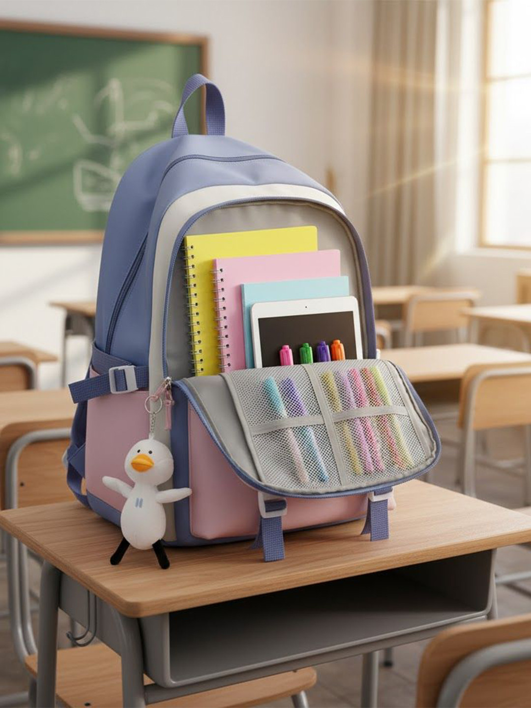 WALSON Unisex Typography Printed School College Laptop Backpack