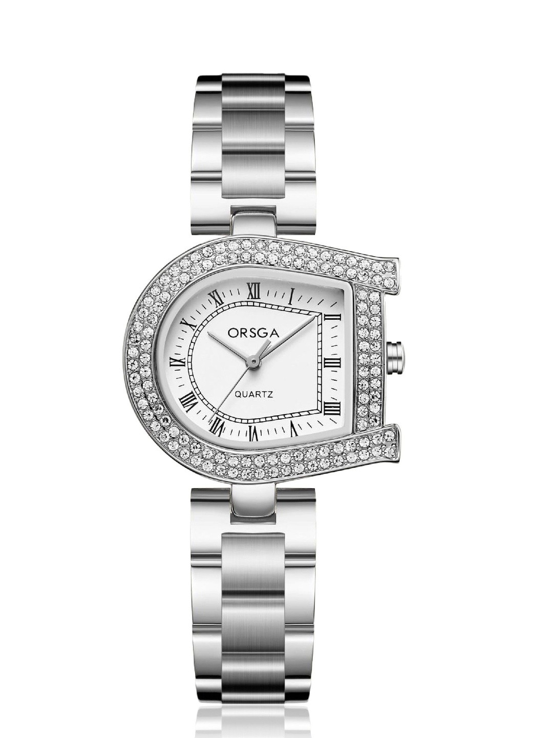 ORSGA Women Dial & Stainless Steel Bracelet Style Straps Analogue Watch OL-1112-DIVINA-SLR