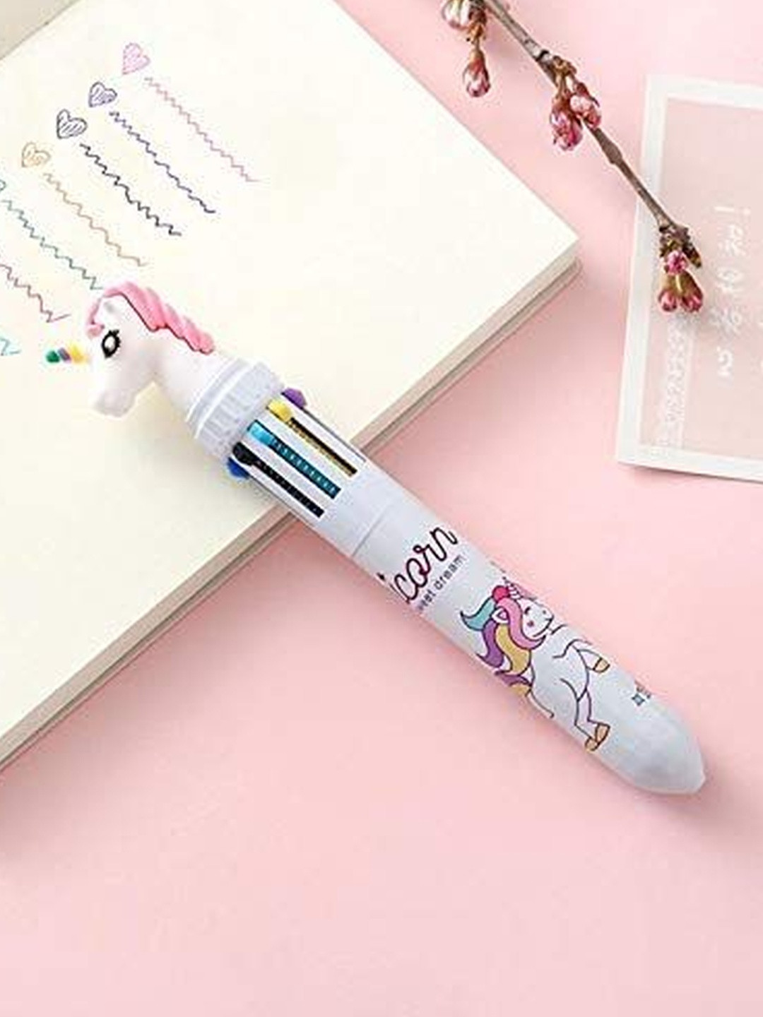 VR Creatives ballpoint Kids White And Pink Pencil Stationery
