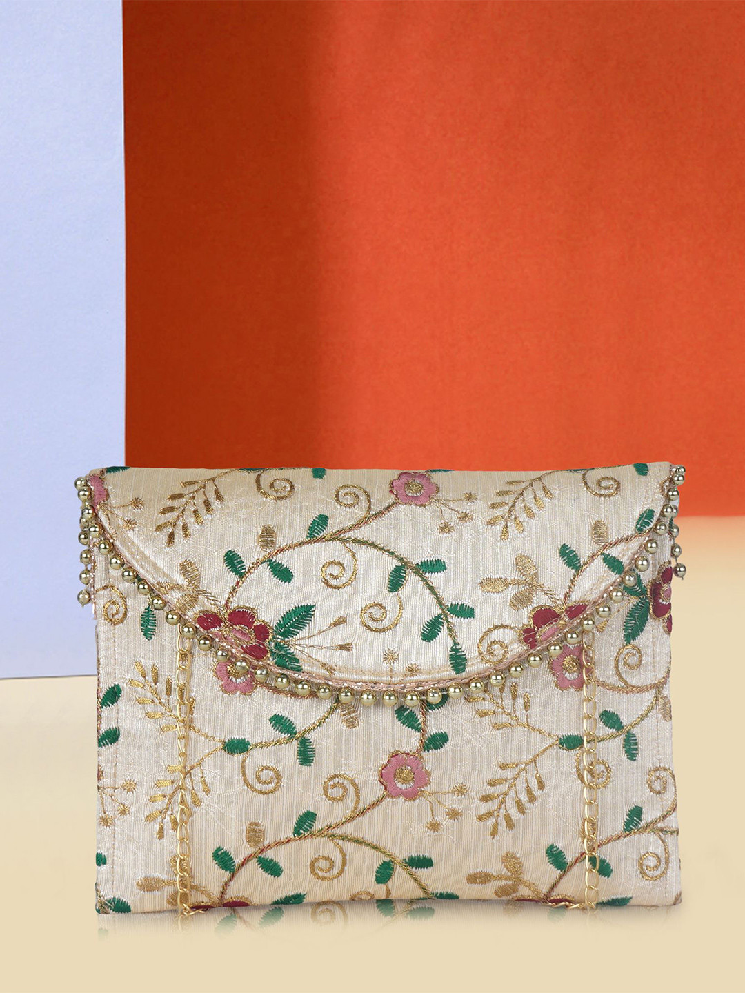 Lancer Embroidered Purse Clutch