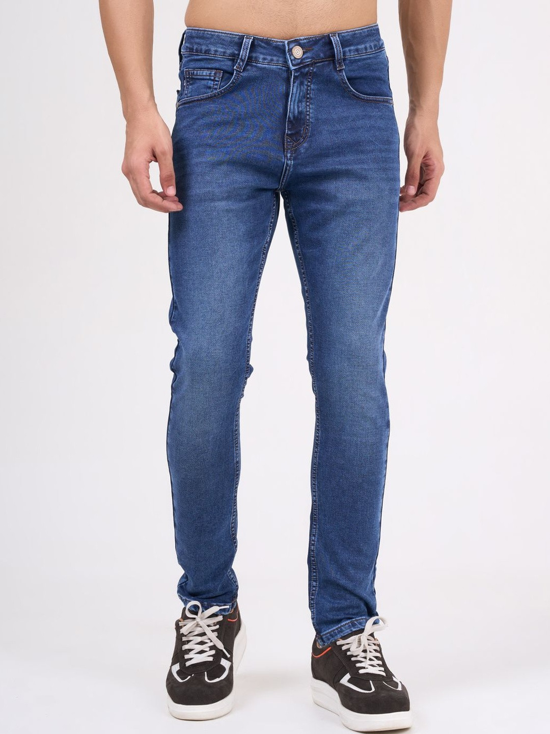 Sparky Men Slim Fit Mid-Rise Light Fade Jeans