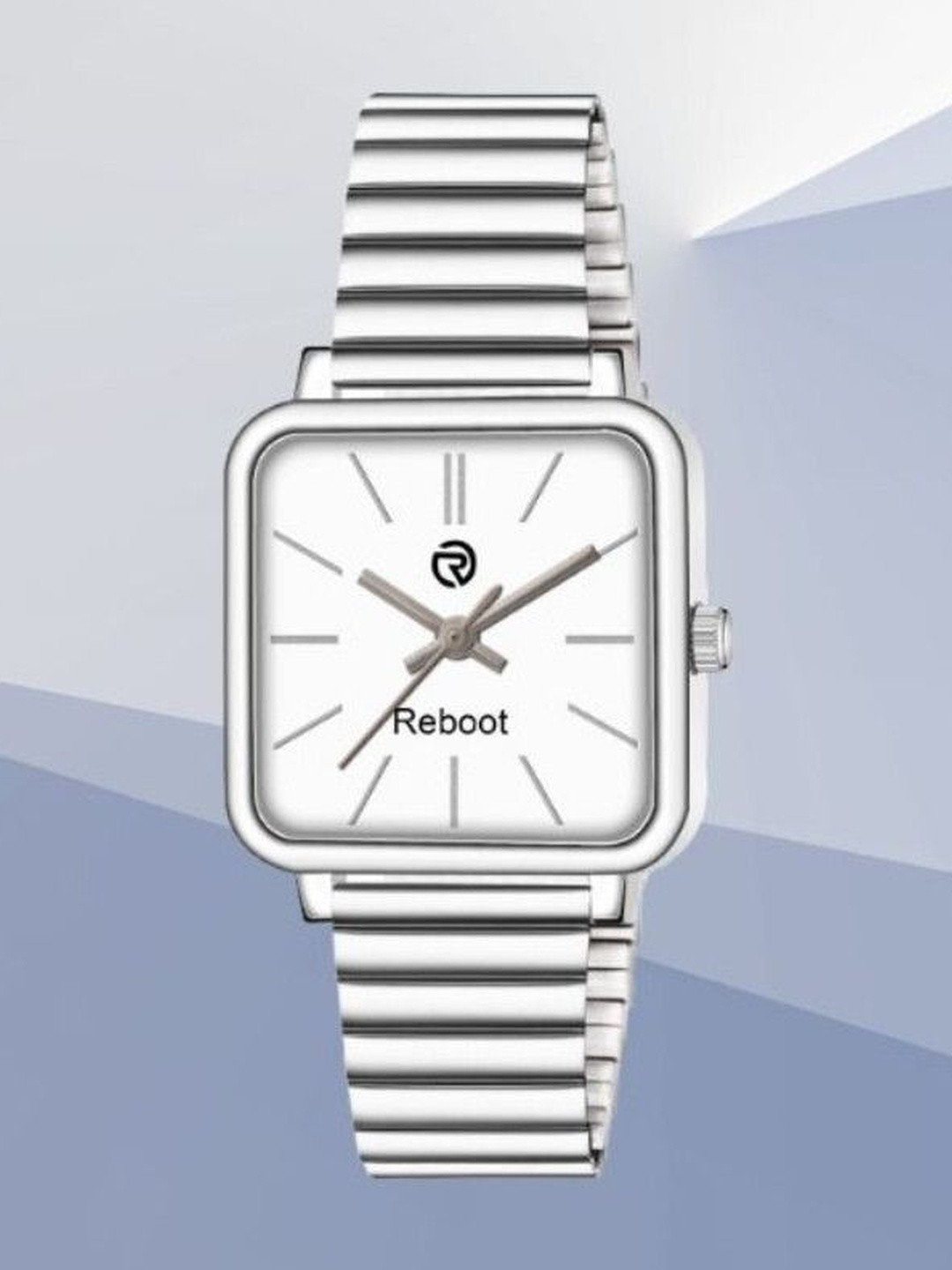 REBOOT Men Dial & Stainless Steel Straps Analogue Watch sh_New37_152 Chuan White