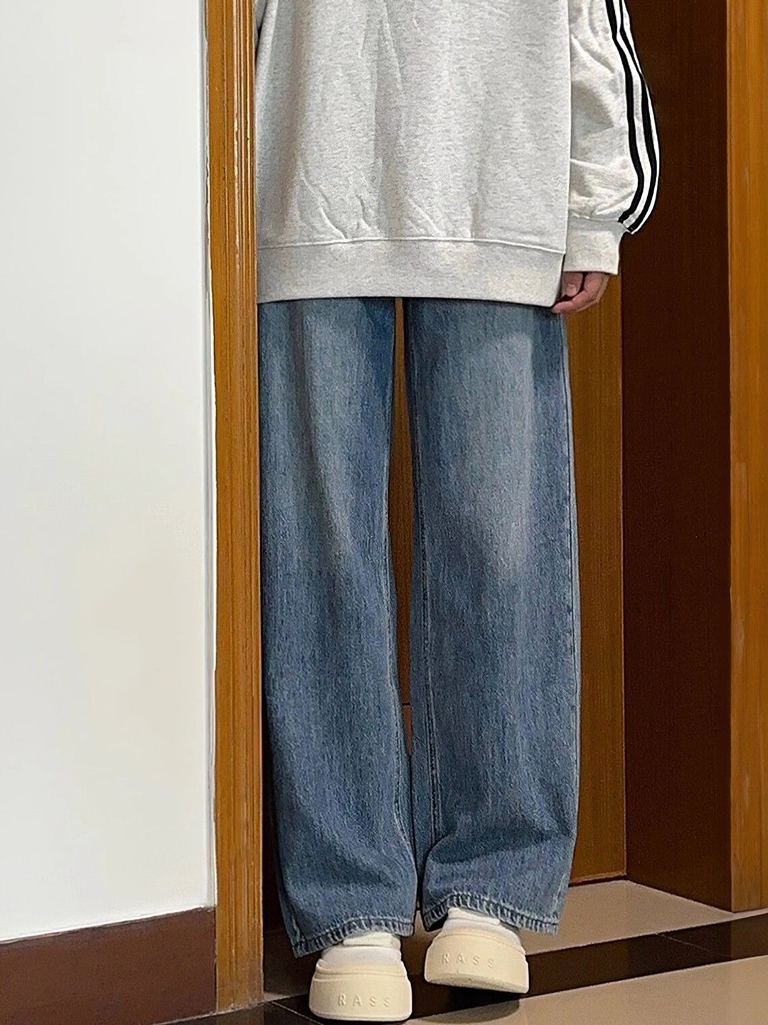 StyleCast Women High-Rise Wide-Leg Denim Jeans