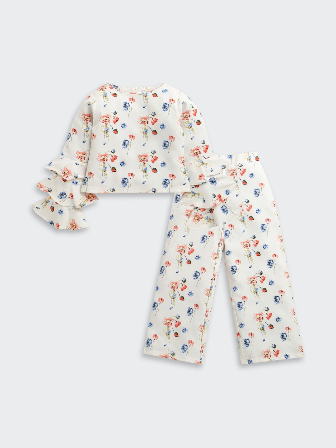 Tiny Girl Girls Floral Printed Top With Trouser
