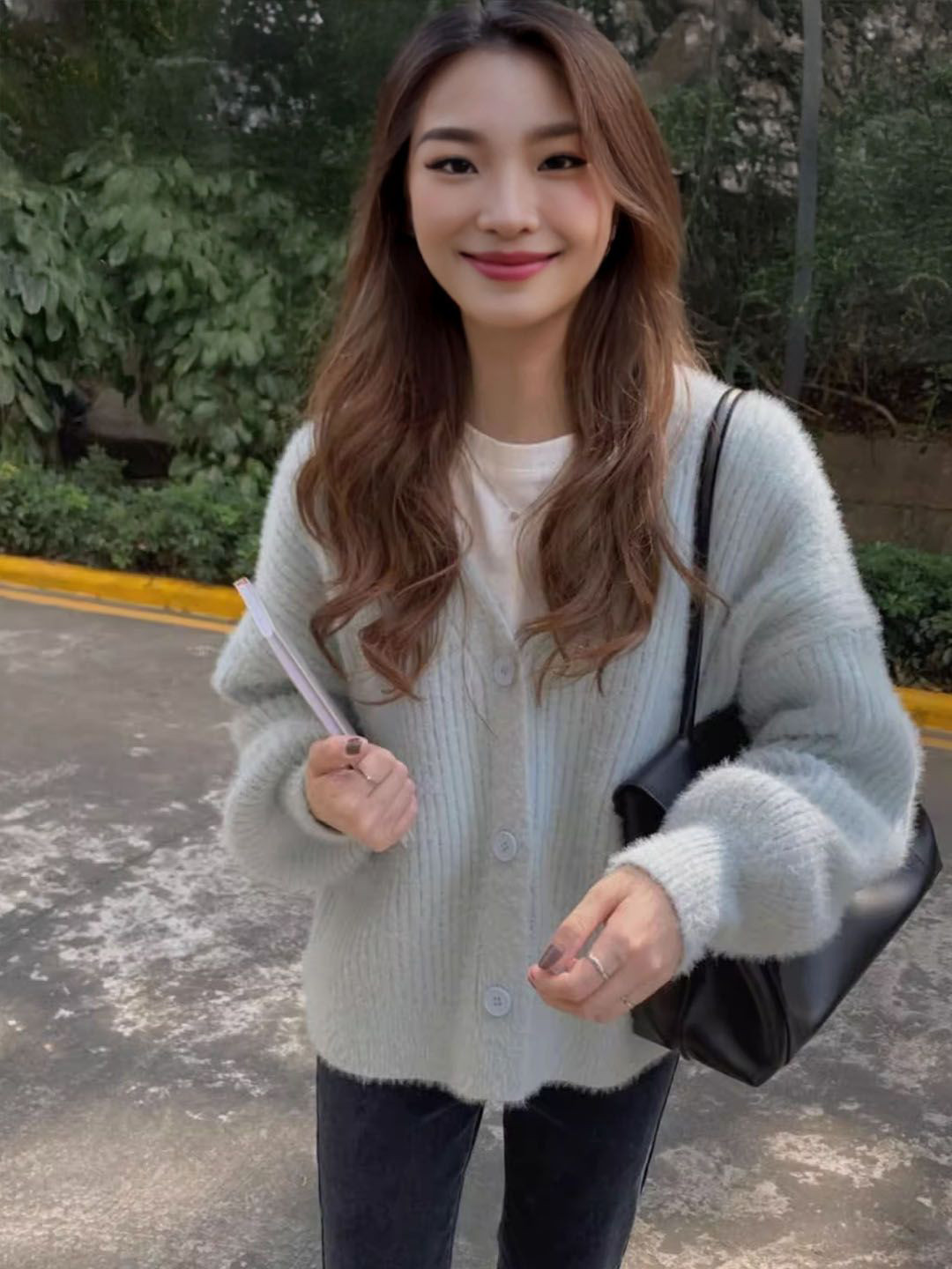 StyleCast Women Button Cardigan Sweater