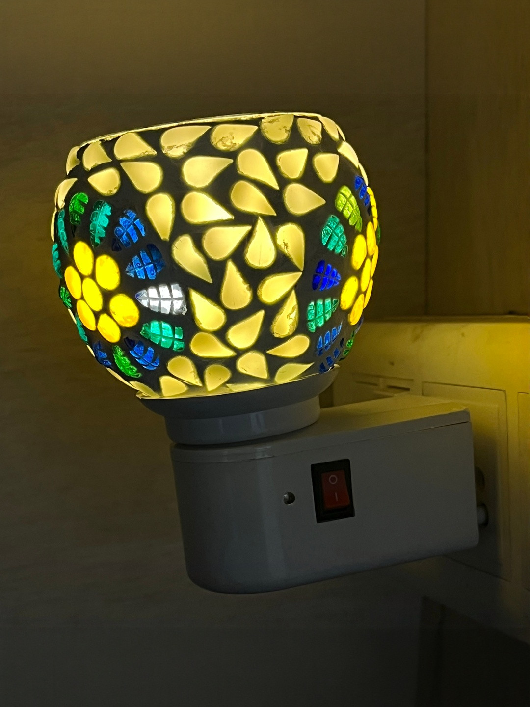 DIWAM HANDICRAFTS White & Blue Printed Electric Kapoordani