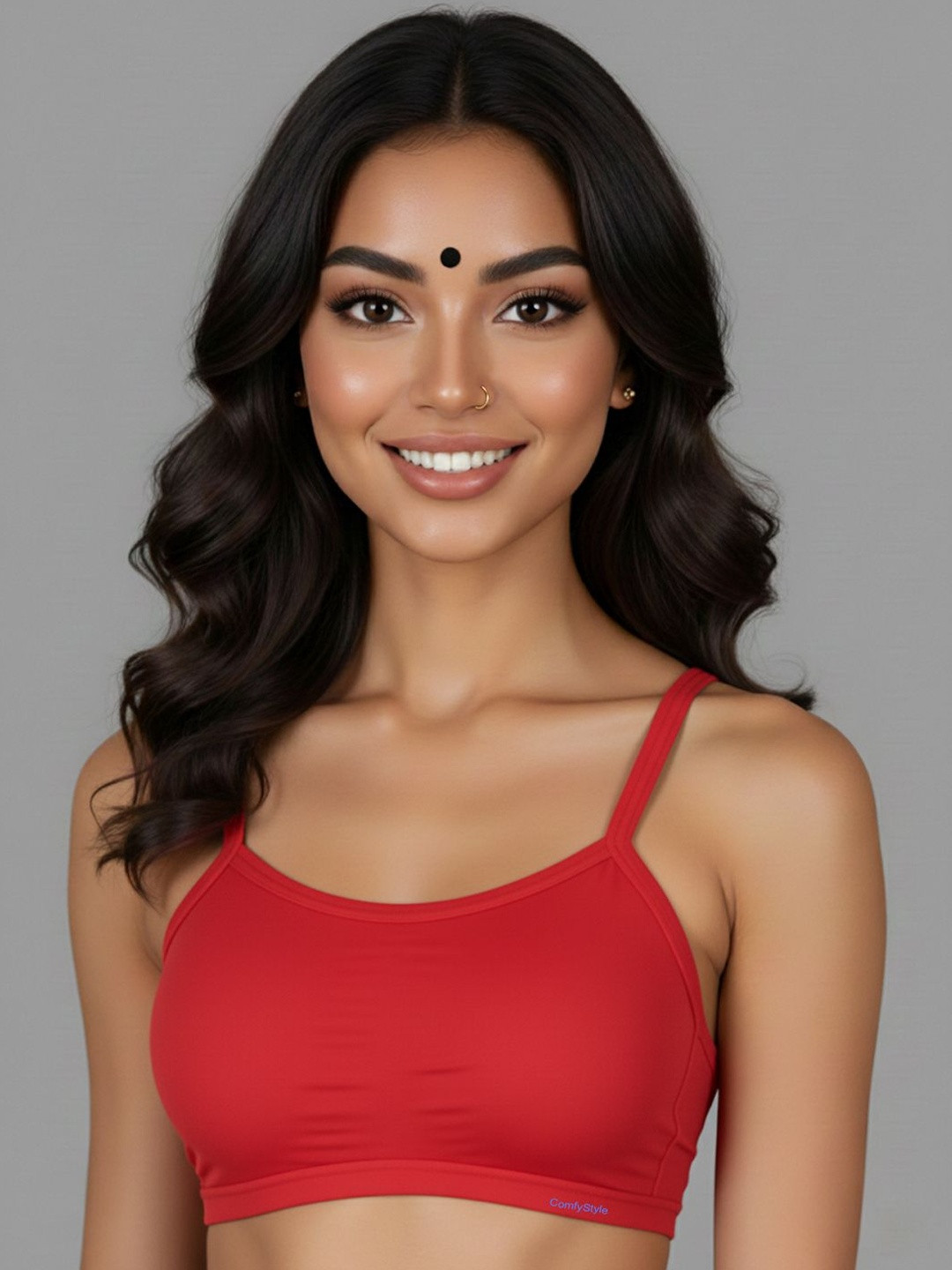 ComfyStyle Full Coverage Seamless Cami Bralette Bra