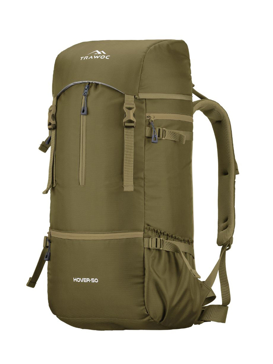 TRAWOC HOVER Solid 50L Rucksack For Trekking Hiking & Travel