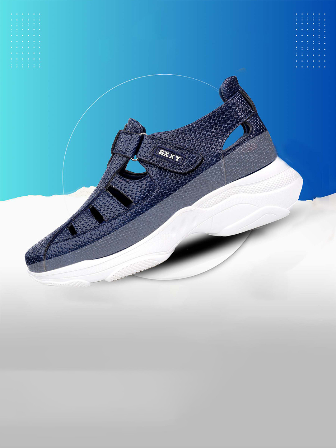 Bxxy Men Hidden Elevator Height Increasing Shoe-Style Sandals