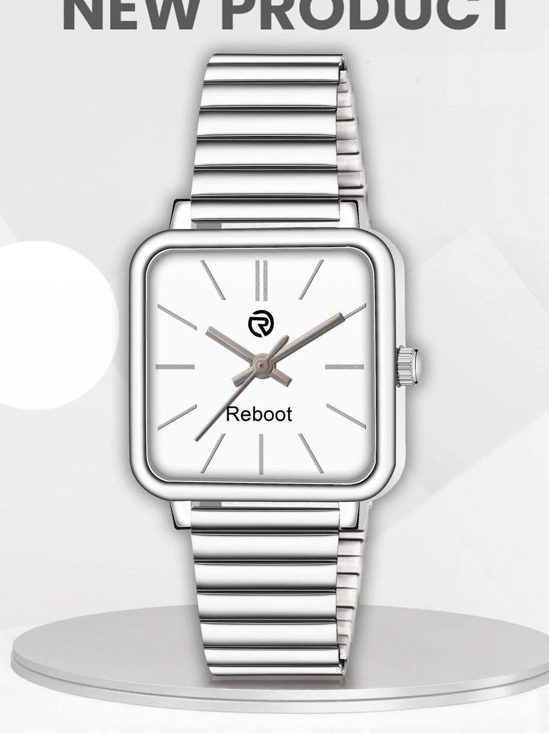 REBOOT Men Dial & Stainless Steel Bracelet Style Straps Analogue Watch sh_New1_152