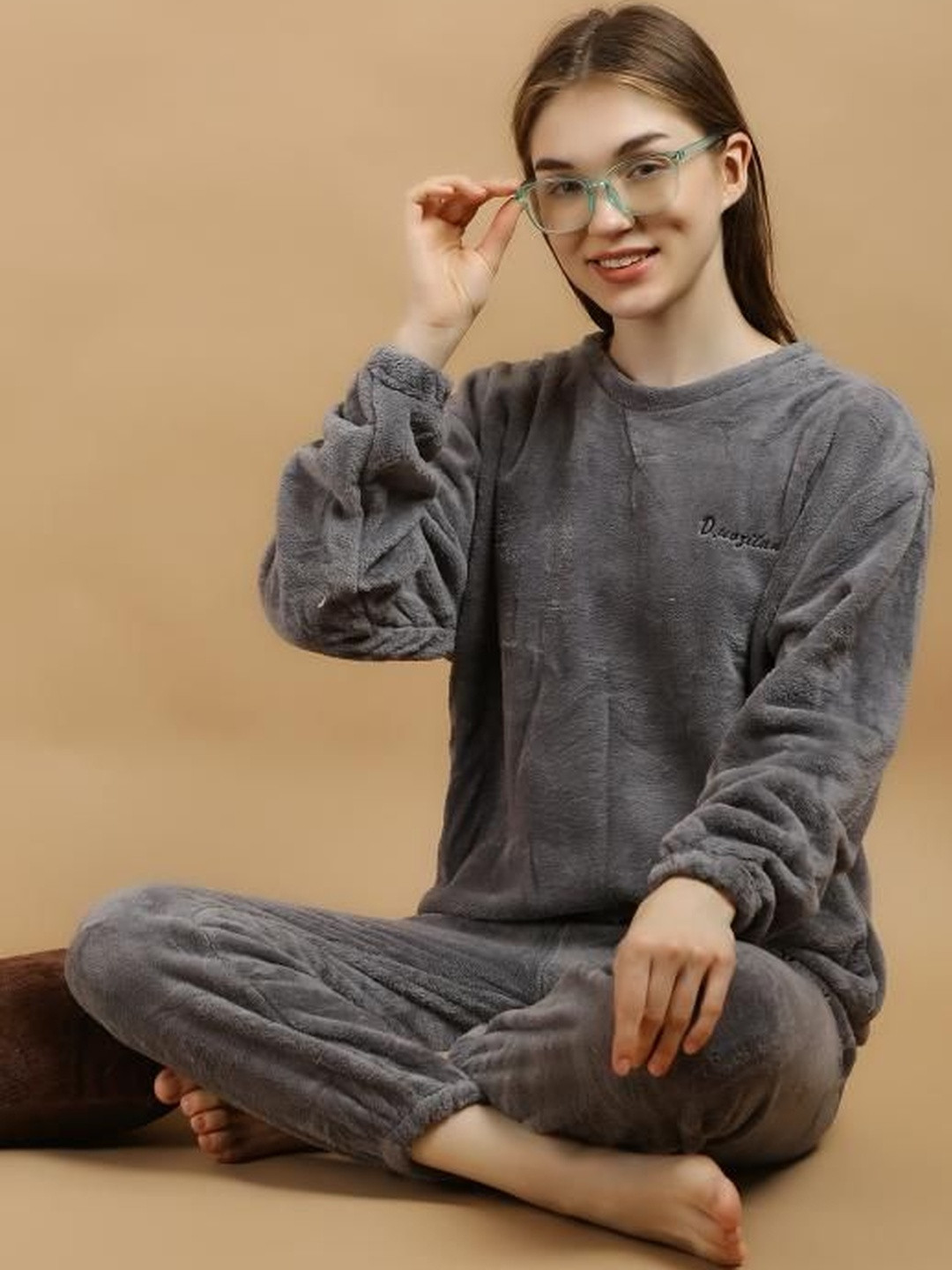 Stem Rope Womens Trending Grey Co-ords Set