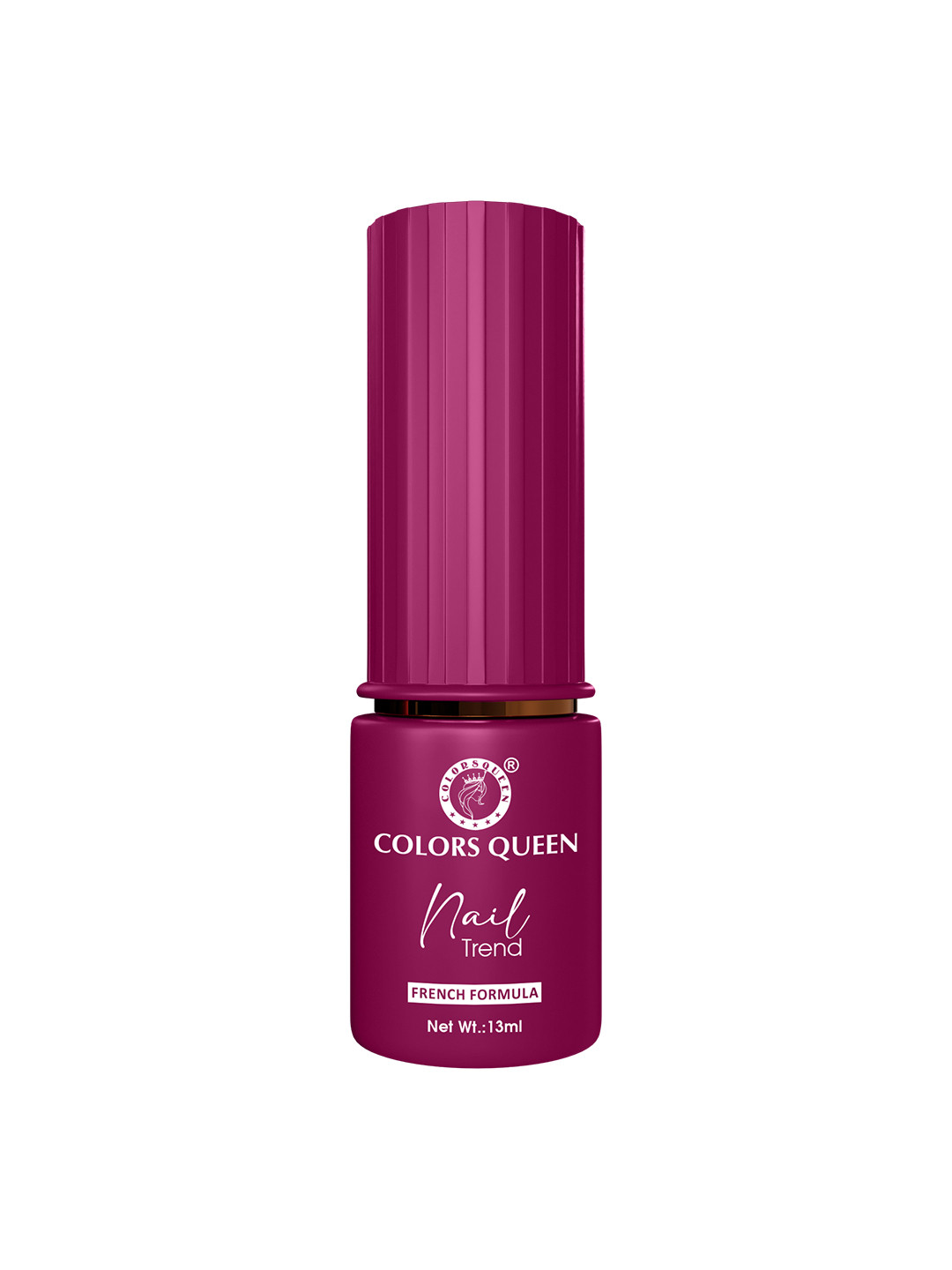 Colors Queen Nail Trend French Formula Quick Dry Nail Polish - 13ml - Amaranh Red