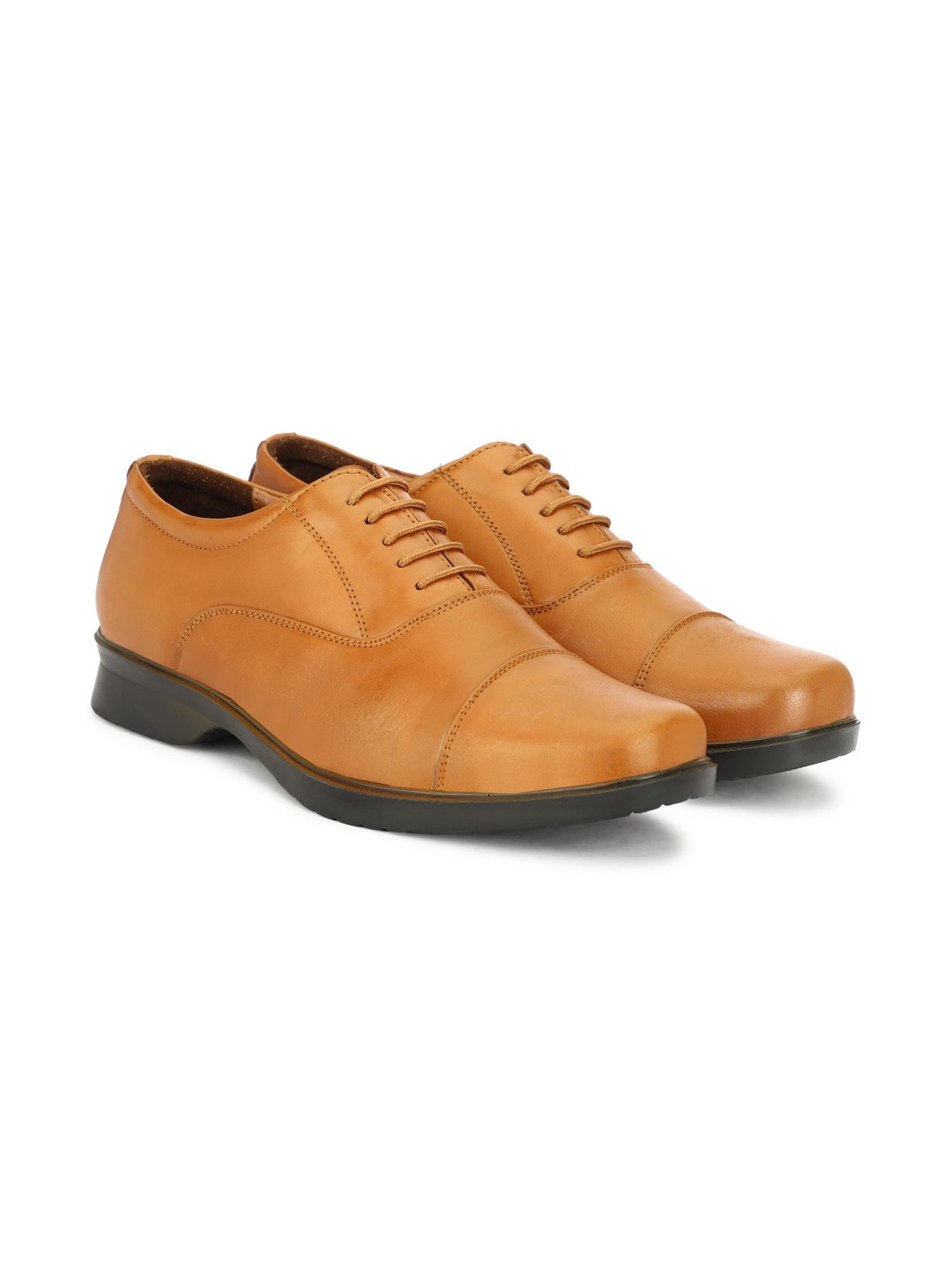 Inflation Men Leather Lace-Ups Formal Oxfords Shoes