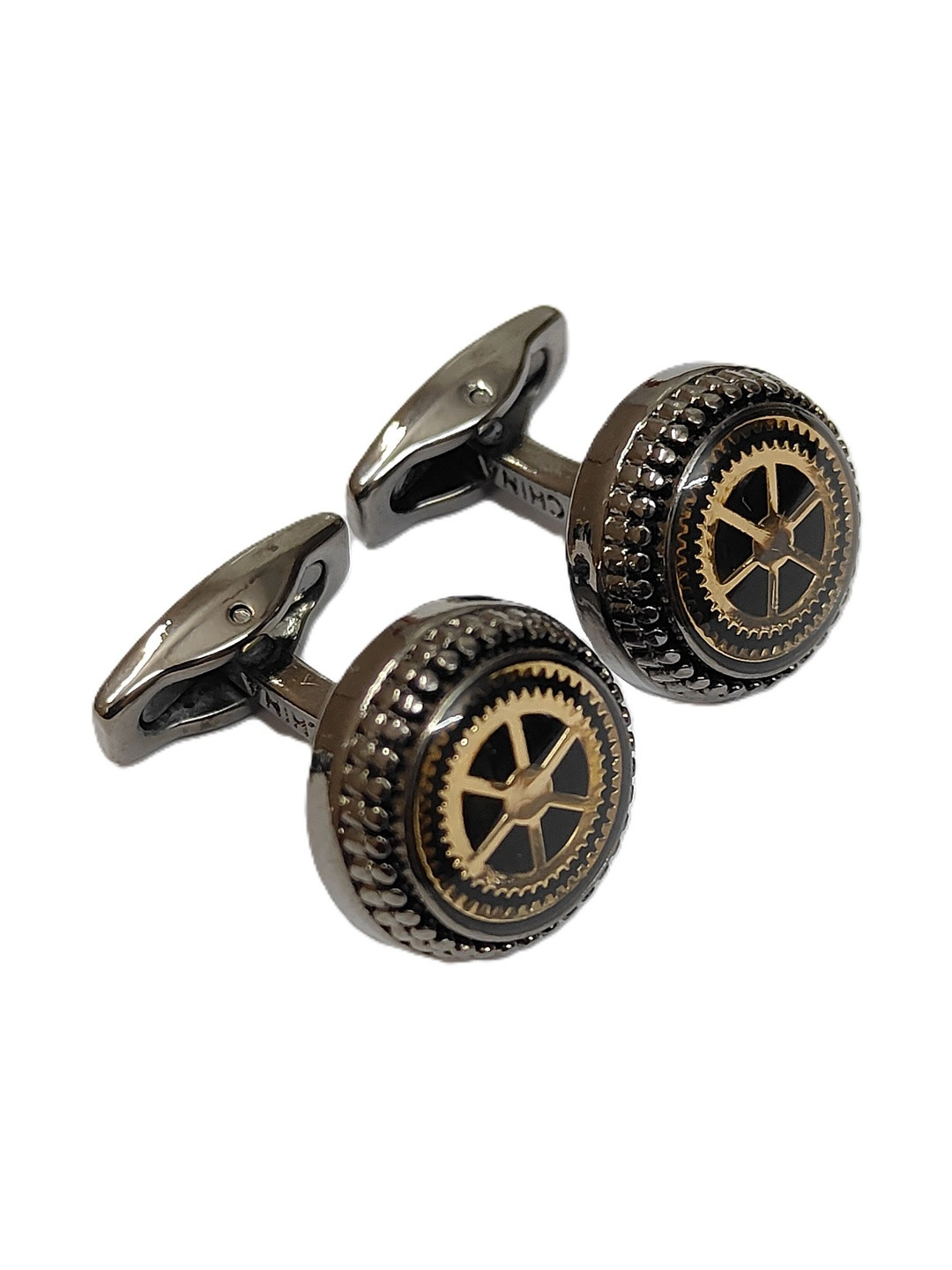 VOICI Men Mechanical Gear Cufflinks