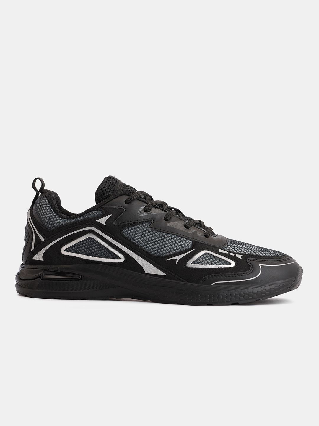 WROGN Men Textured PU Lace-Ups Chunky Sole Sneakers