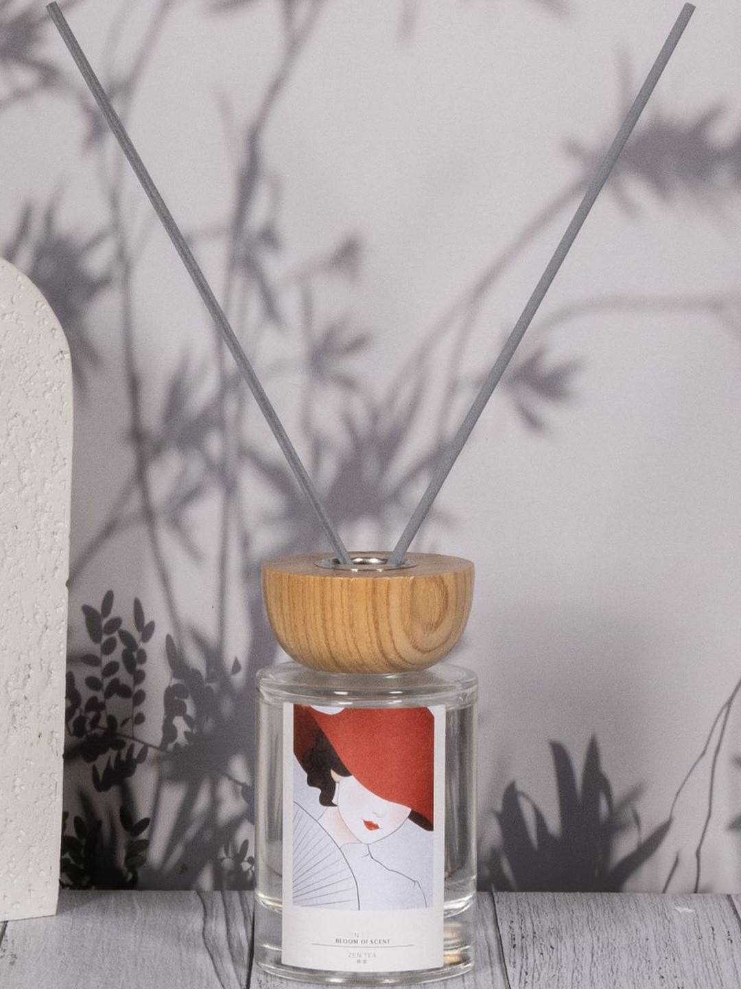 AARVI DECOR STUDIO Transparent Zen Tea Bloom Aroma Oil Diffusers