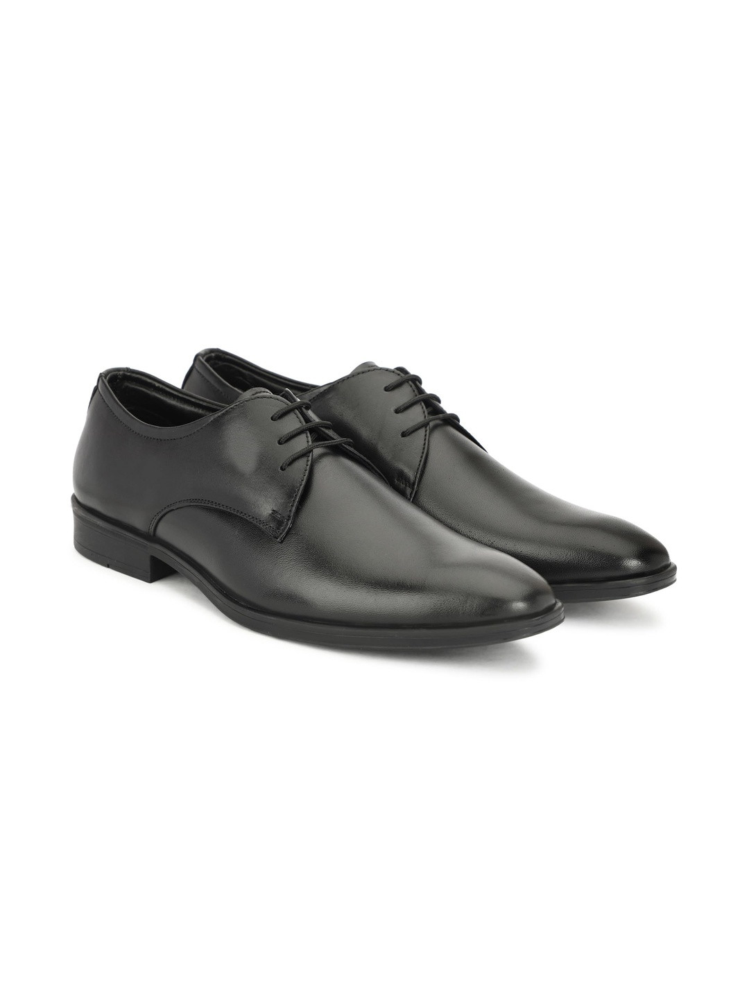 Inflation Men Solid Leather Formal Derbys