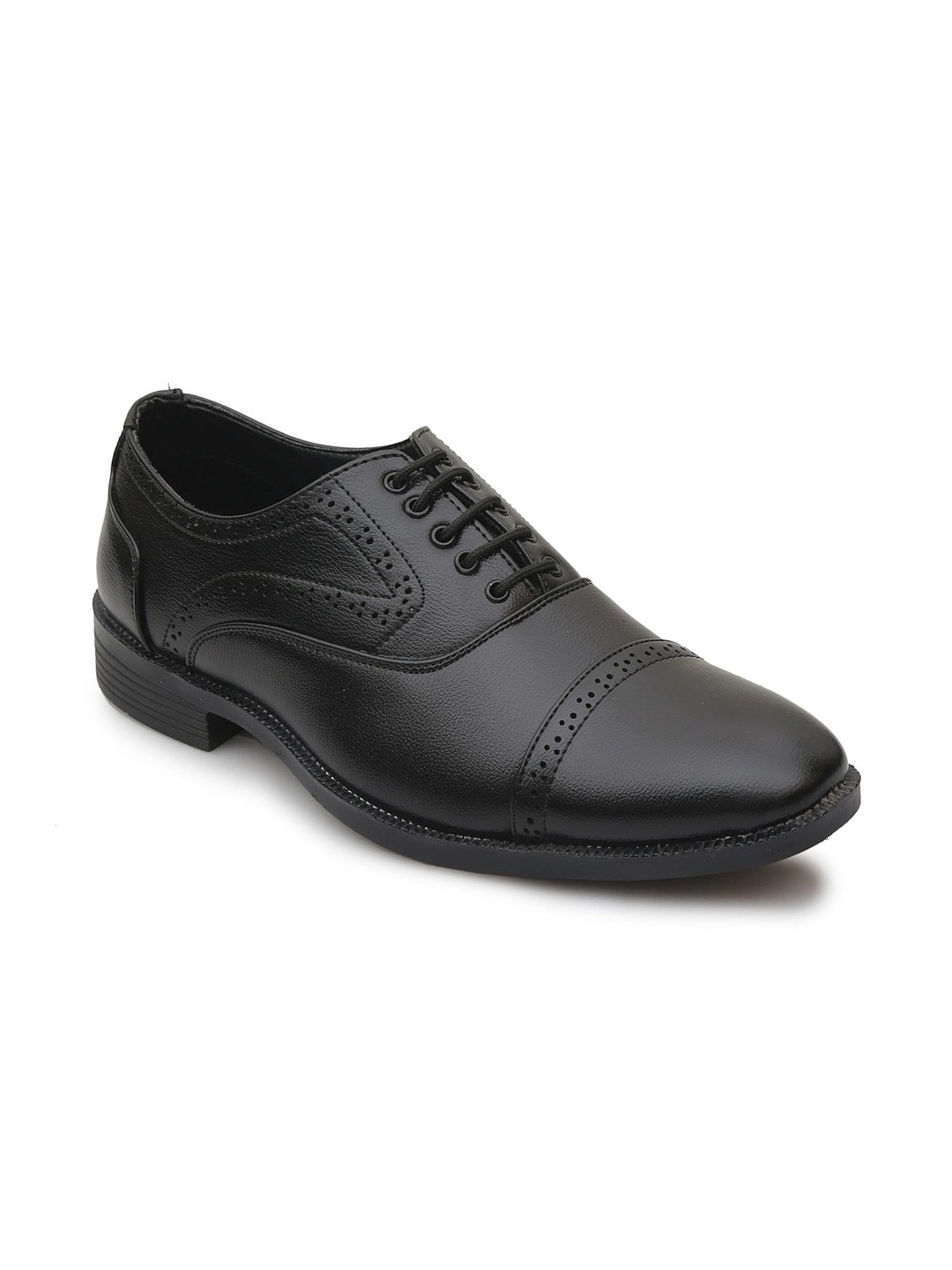 Inflation Men Lace-Ups Pointed Toe Formal Oxfords Shoes