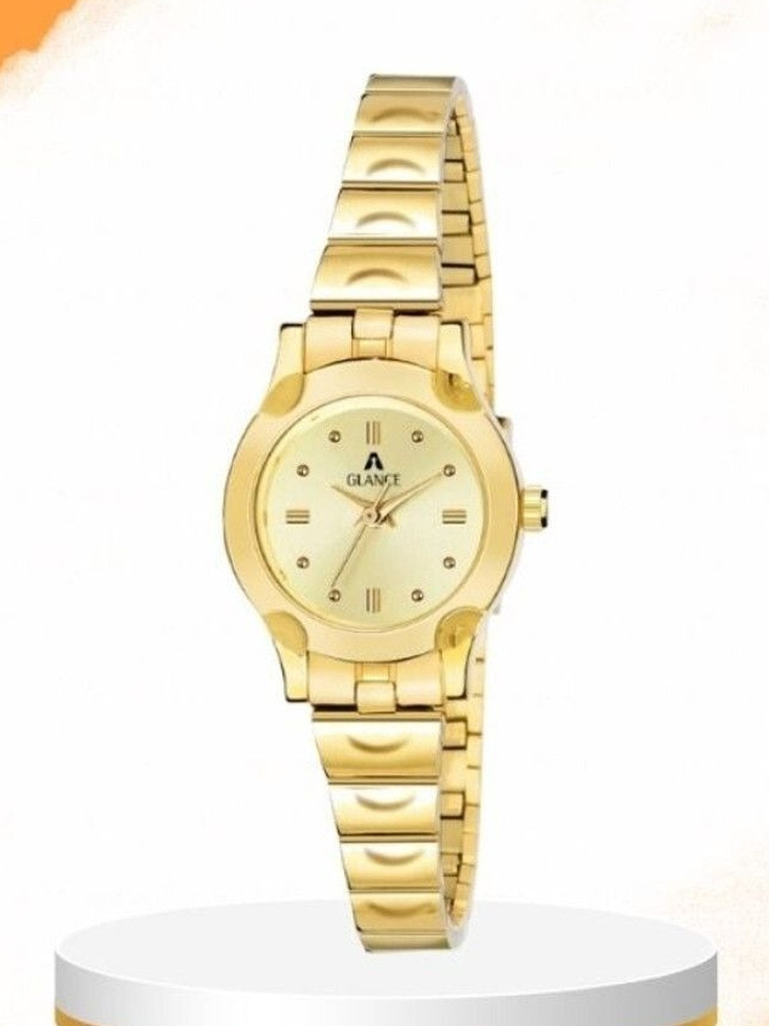 REBOOT Unisex Embellished Dial & Bracelet Style Straps Analogue Watch JK_109585_8019ym01_1