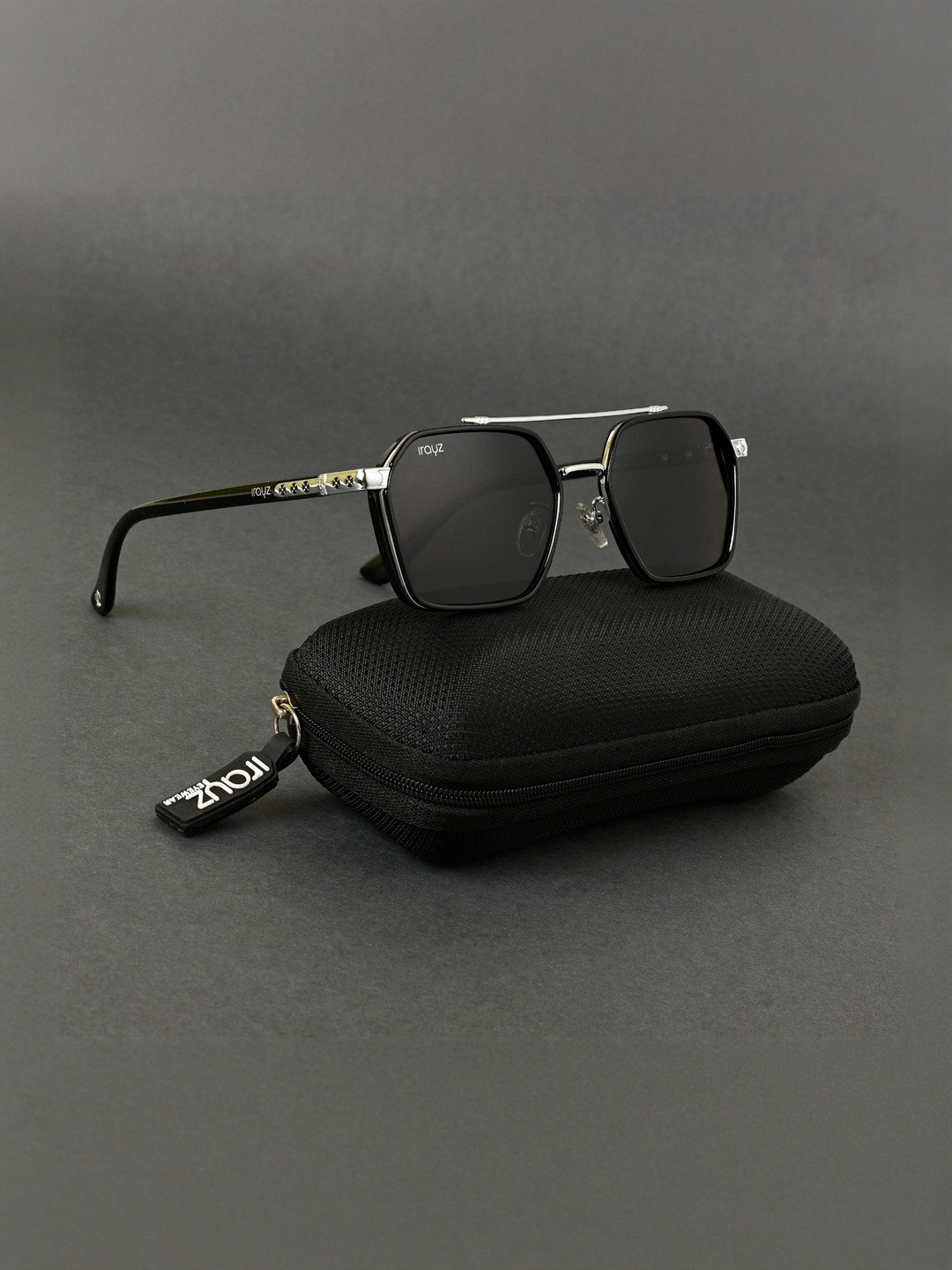 Irayz Men Full Rim UV Protected Lens Square Sunglasses NK0040