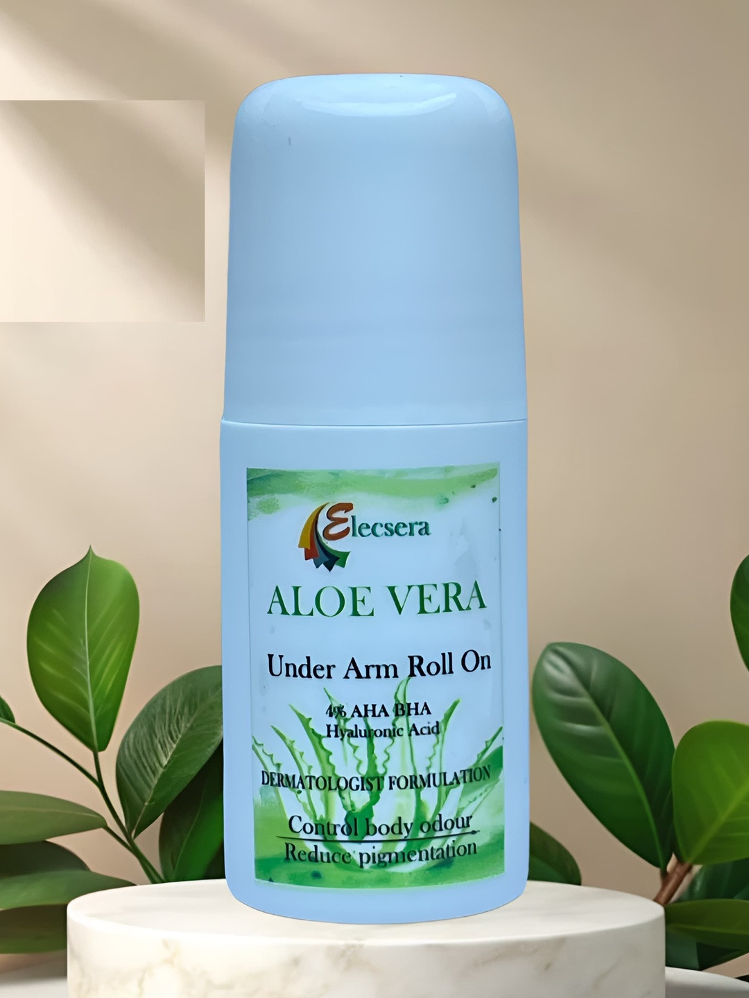 Elecsera Unisex Aloe Vera Under Arm Roll On Deodorant
