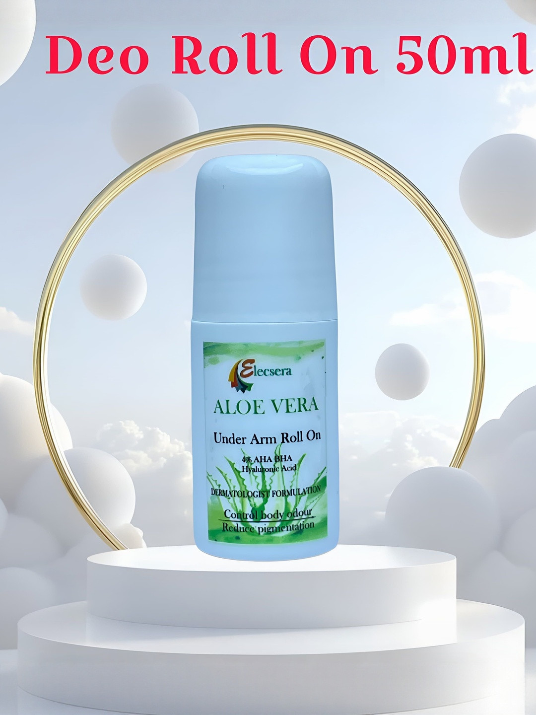 Elecsera Women Aloe Vera Roll On Deodorant - 50ml