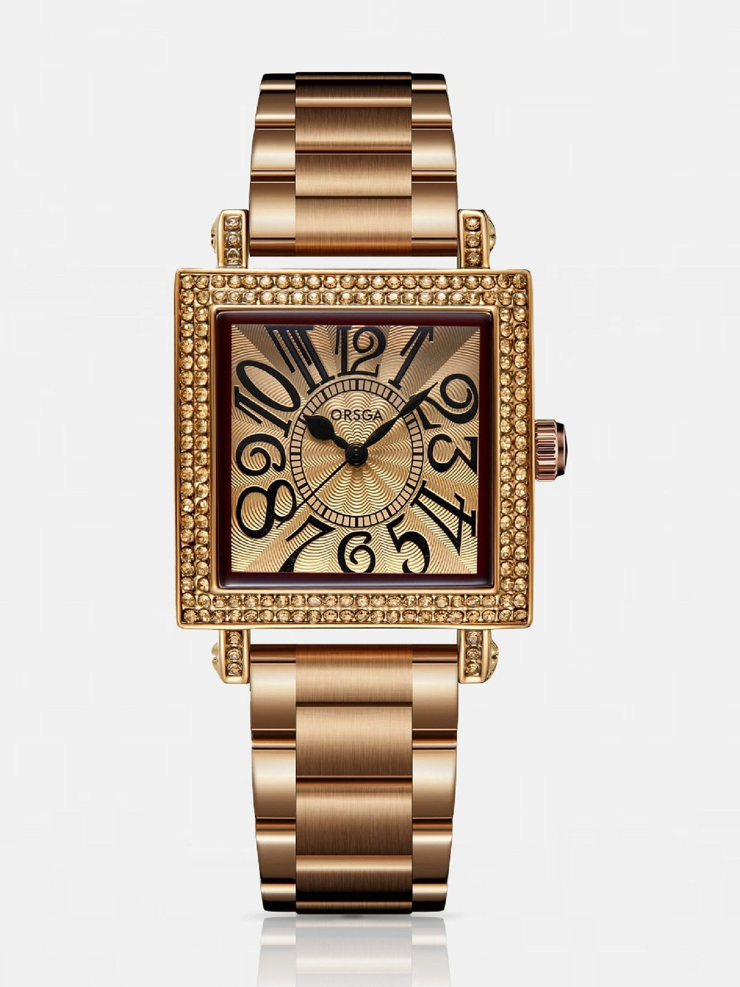 ORSGA Women Bracelet Style Straps Analogue Watch OL-8233-DELICAT-BRN