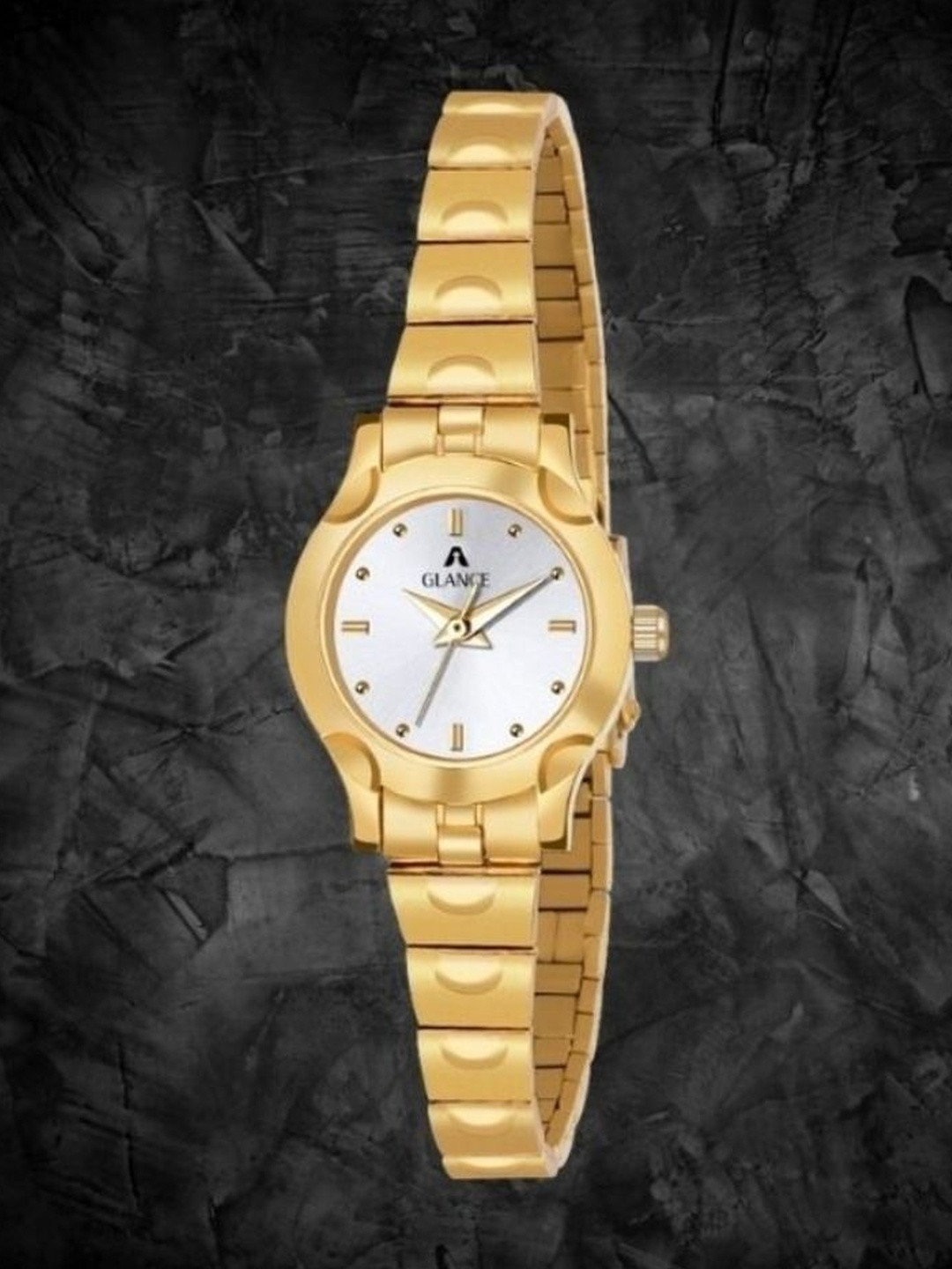 REBOOT Women Solid Dial & Metal Bracelet Style Straps Analogue Watch New1000_8019YM03_1