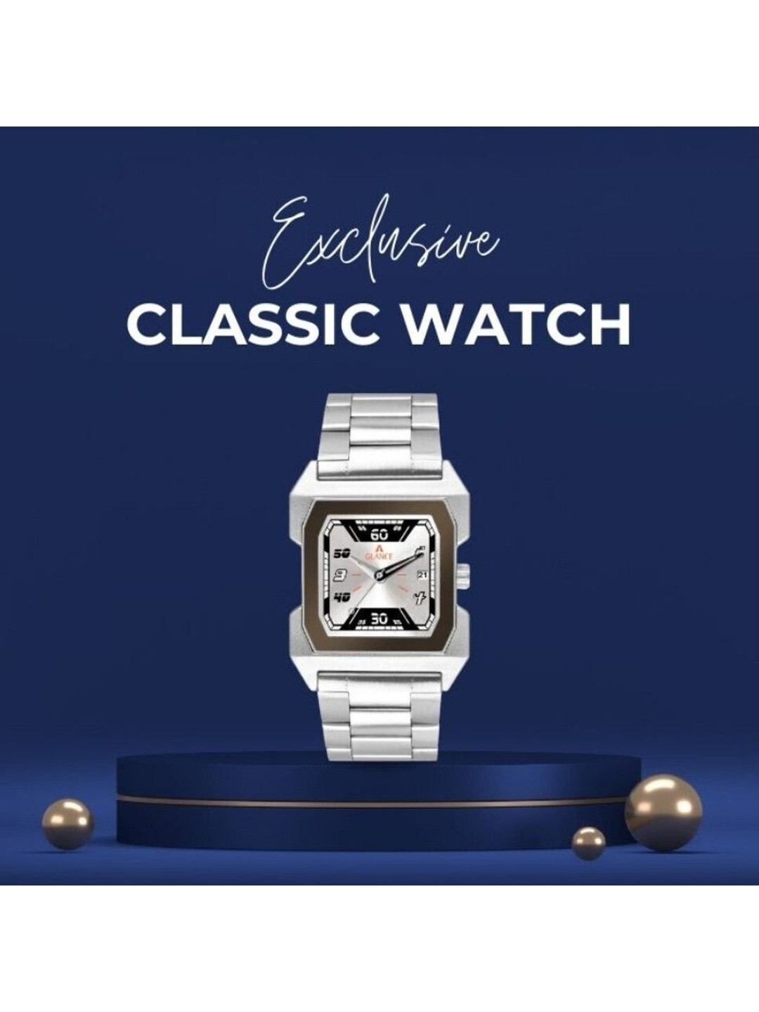 REBOOT Unisex Dial & Bracelet Style Straps Analogue Watch JK_162JK_AGNew322_AG1574SM01_1