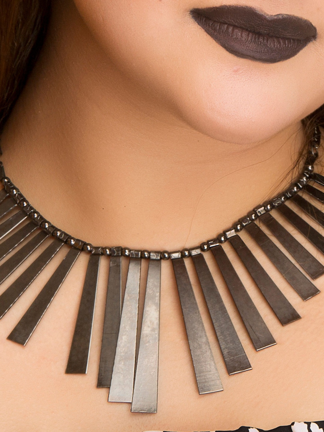 Creative Frogs Oxidised Statement Choker Necklace