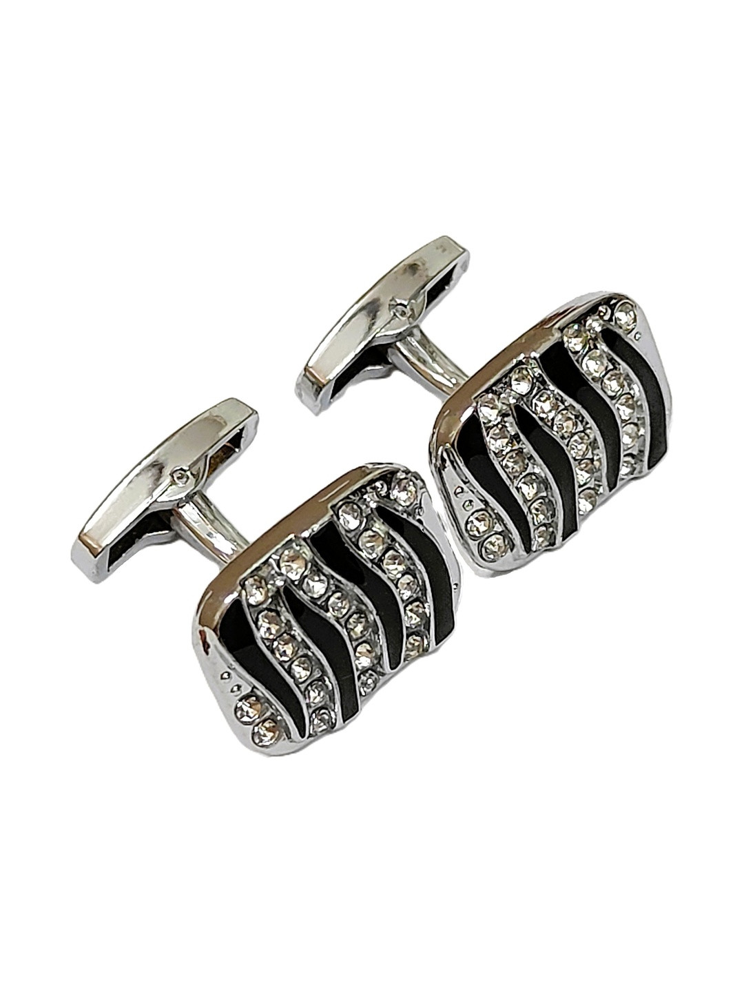 VOICI Mens Silver Cufflinks