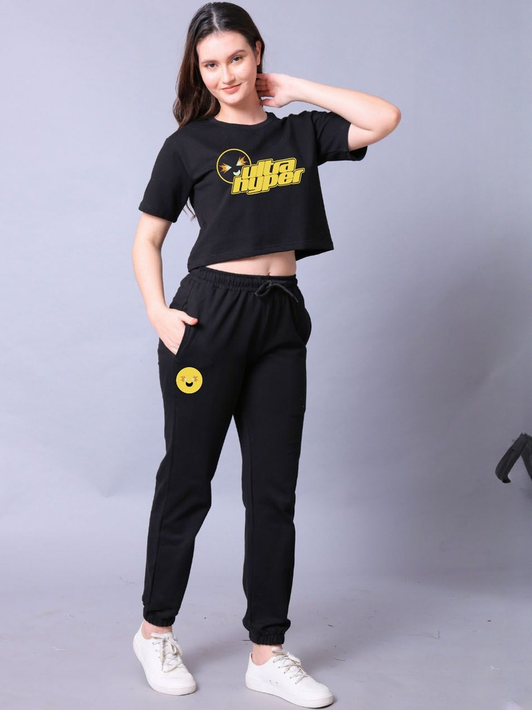 Ultra Hyper Printed Cotton T-Shirt & Joggers