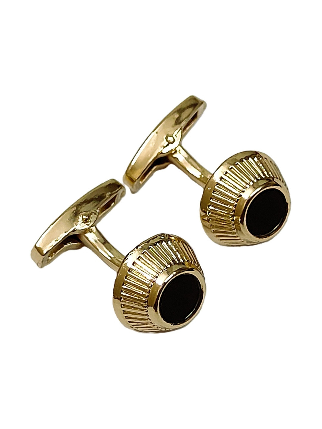 VOICI Men Gold Toned Cufflinks