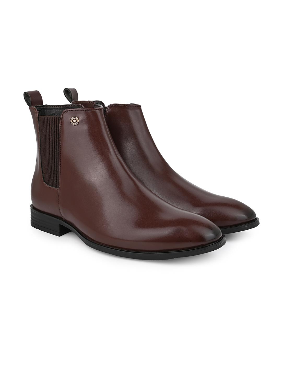 Alberto Torresi Men Block Heeled Chelsea Boots