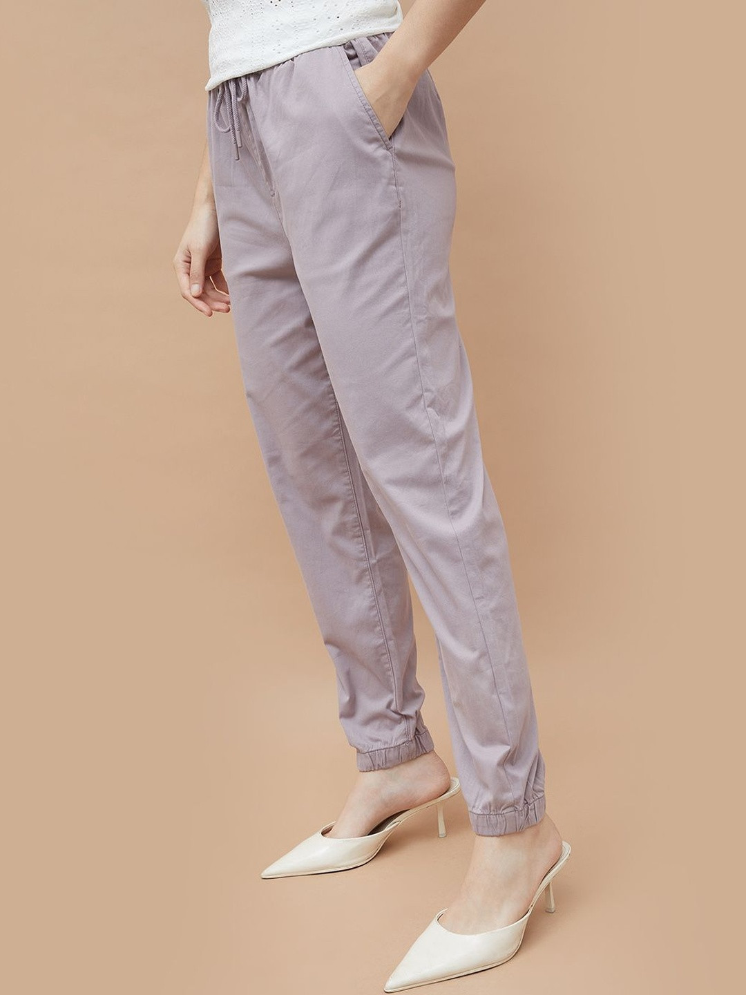 Fame Forever by Lifestyle Women Easy Wash Cotton Trousers