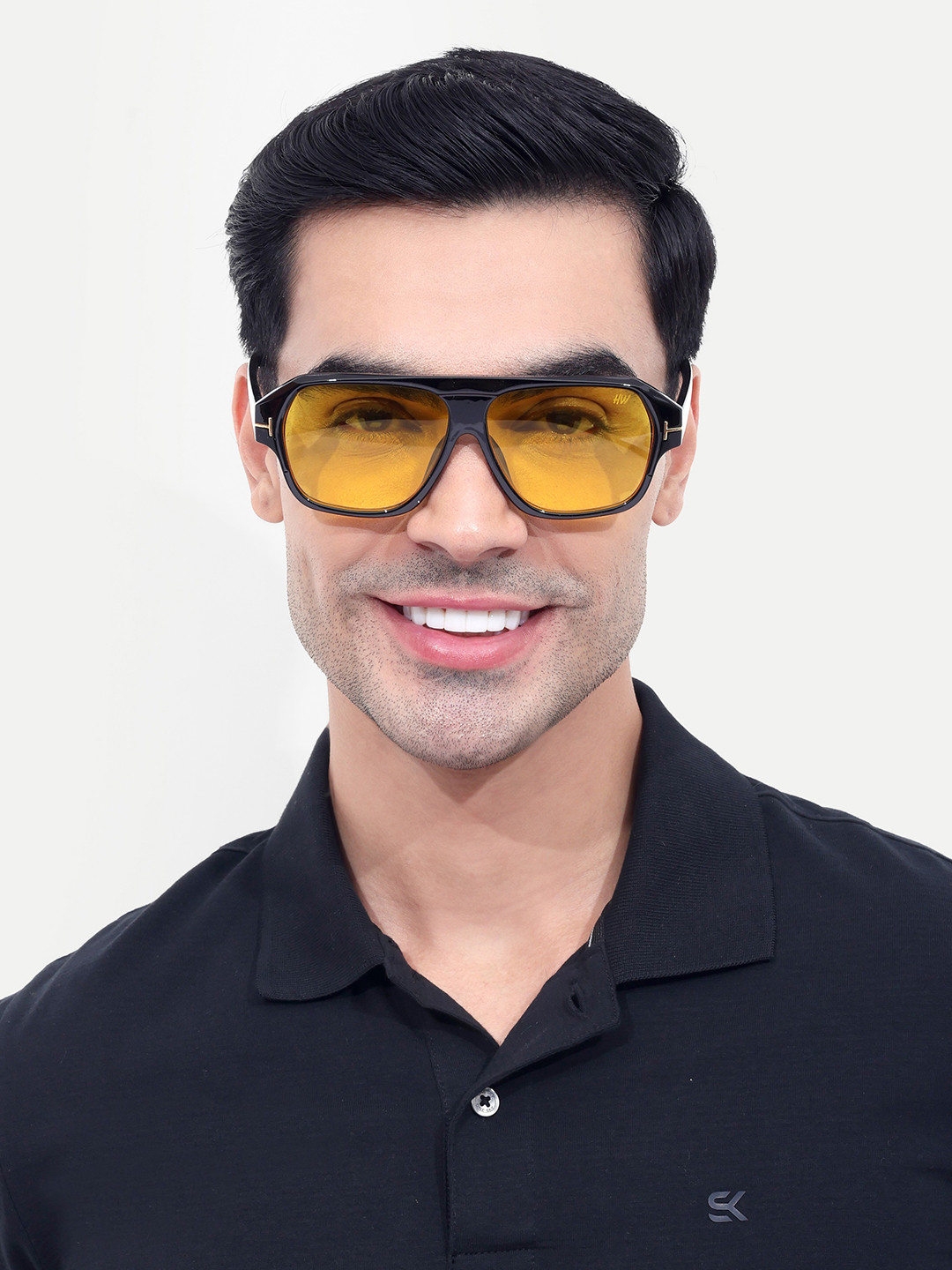 HAMILTANO WINSTON Men Rectangle with UV Protected Lens Sunglasses SKU224