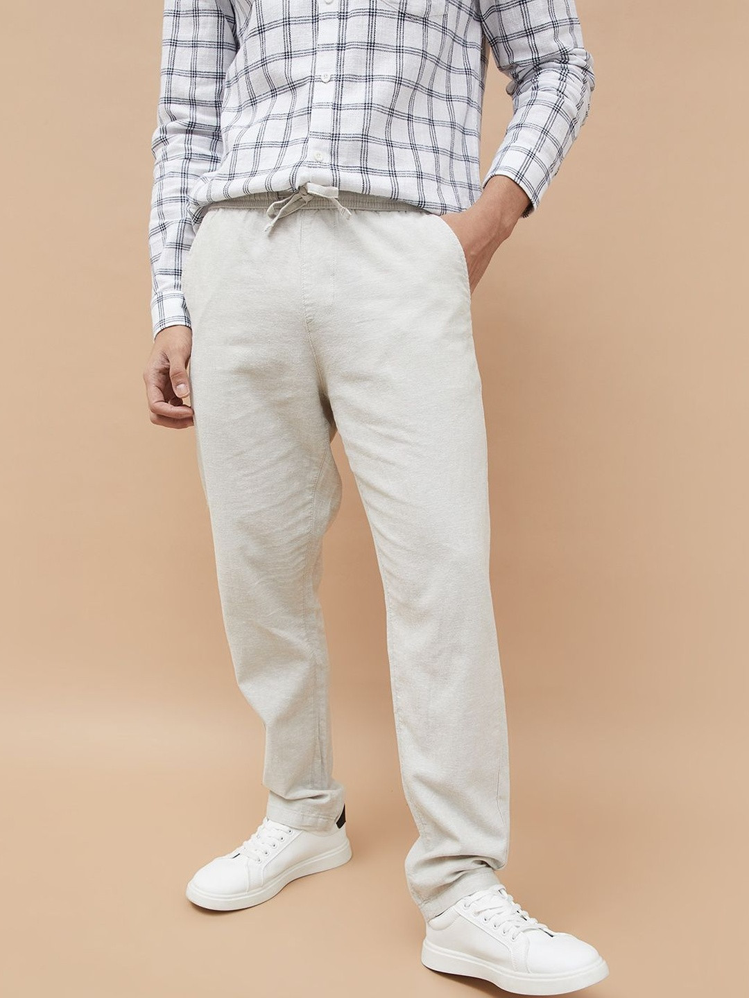 Fame Forever by Lifestyle Men Easy Wash Trousers