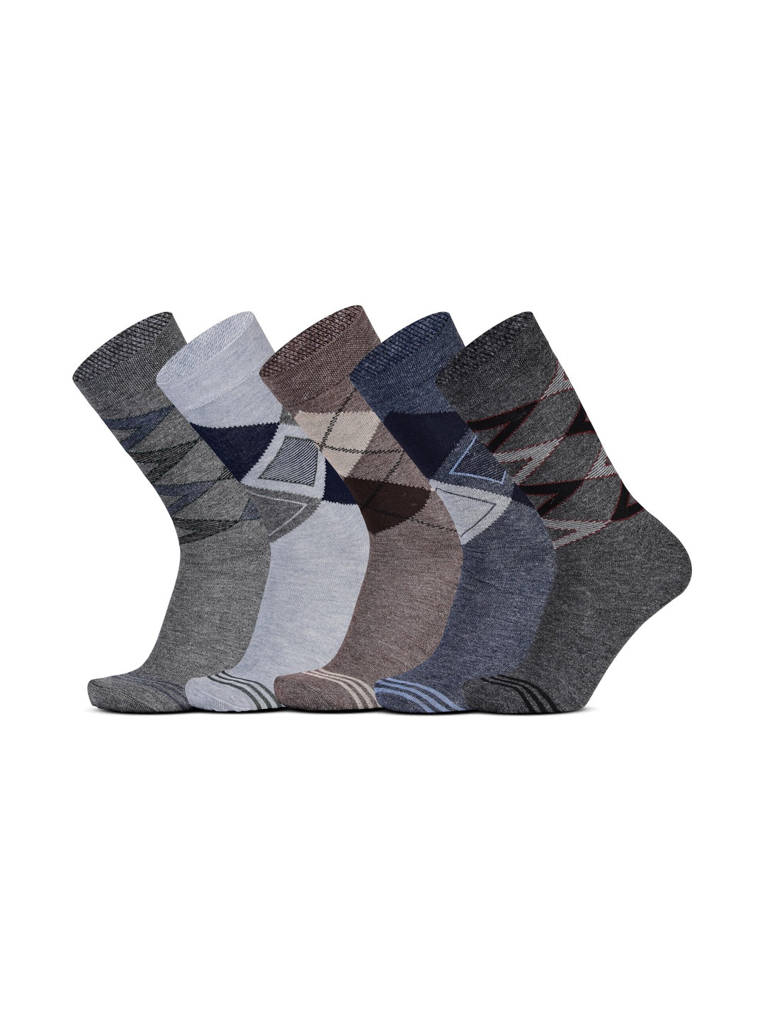 RC. ROYAL CLASS Men Pattered Regular Woolen Calf-Length Winter Wear Thermal Socks