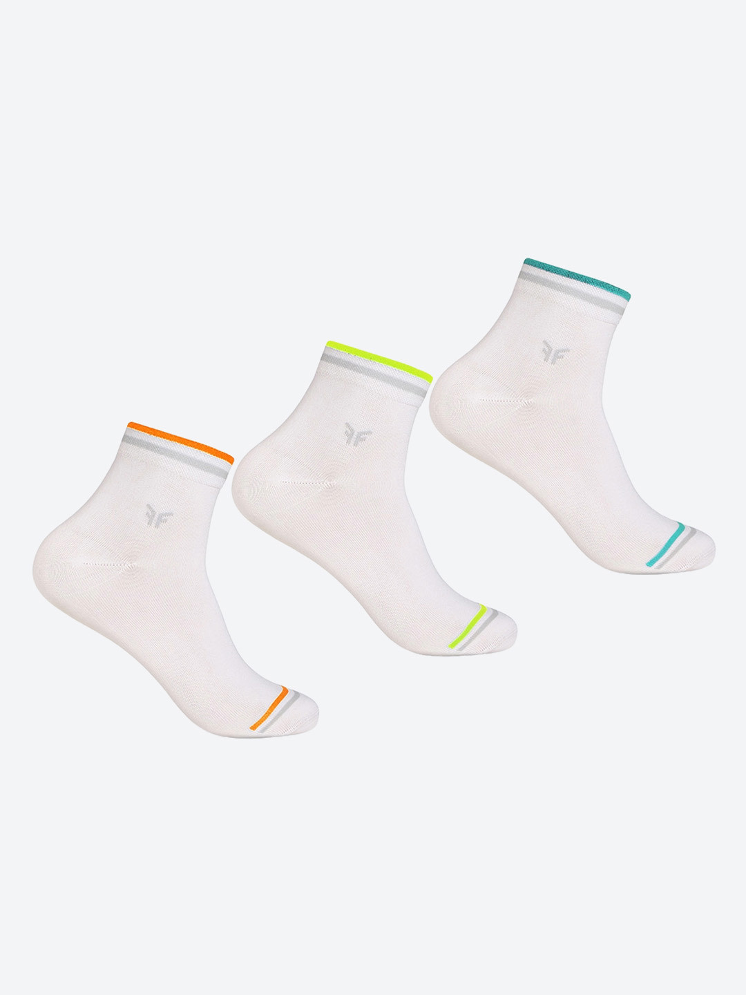 FOOTONS Men Pack Of 3 Pair Above Ankle-Length Rapid Dry Sports Socks