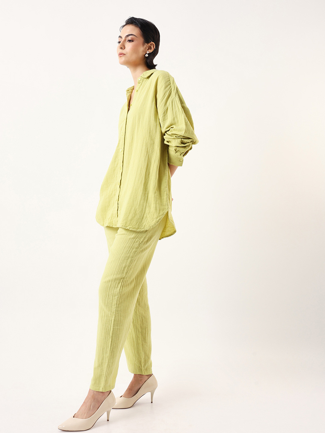 High Star Long Sleeves Pure Cotton Top With Trousers