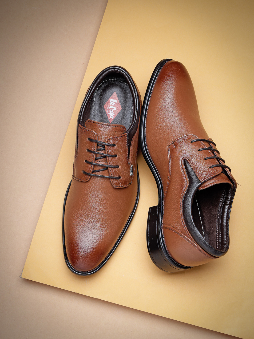 Lee Cooper Men Leather Formal Derbys Shoes
