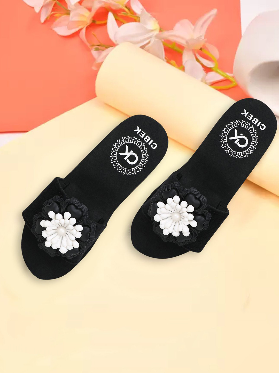 CIBEK Doctor Extra Soft Orthopedic Slippers with Arch Support, Cushioned Anti-Skid Sole