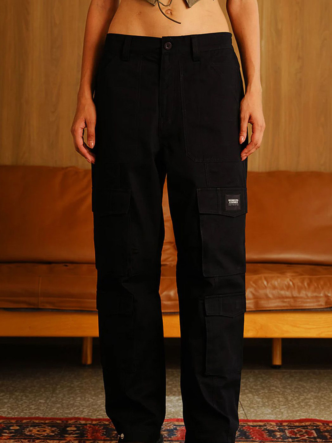 Bonkers Corner Women Onyx 8 Pockets Cargo Pant