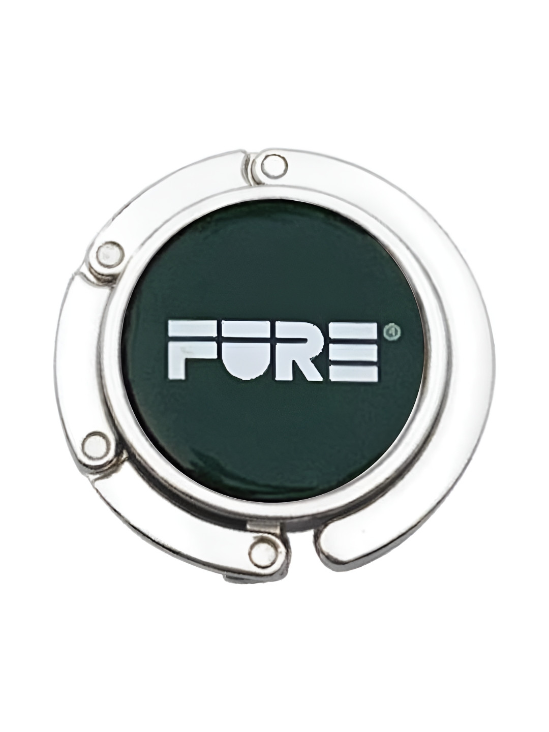 FURE Green & White Typography Printed Table Bag Hanger