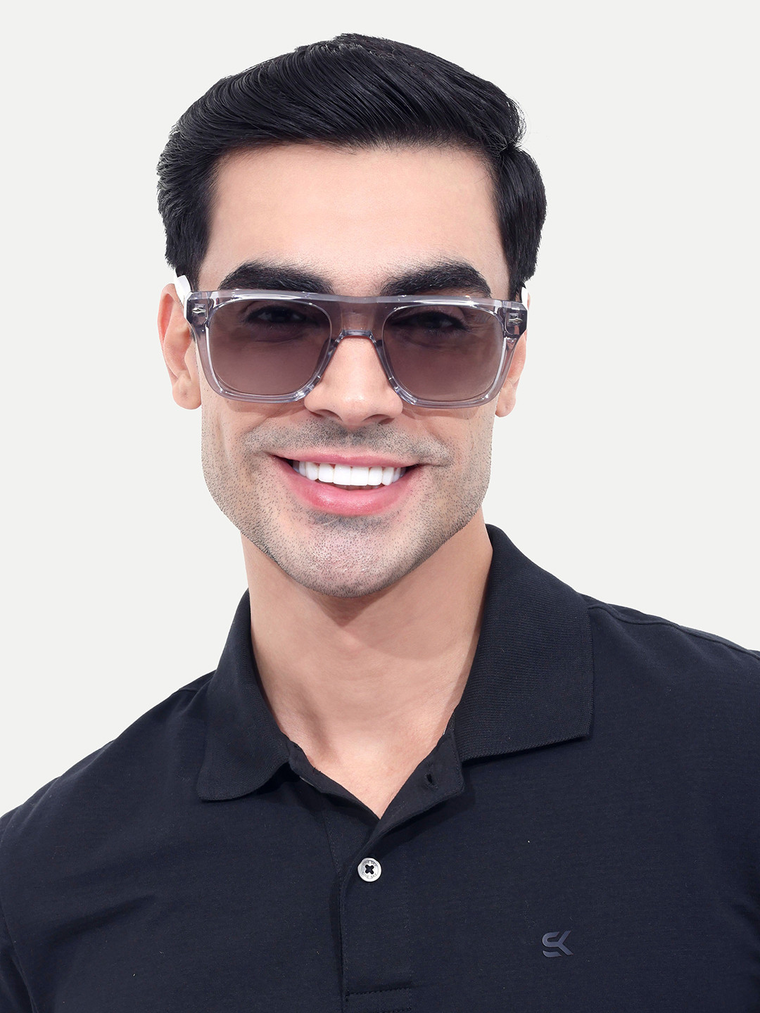 HAMILTANO WINSTON Men Premium Grey Wayfarer Rectangular Sunglasses