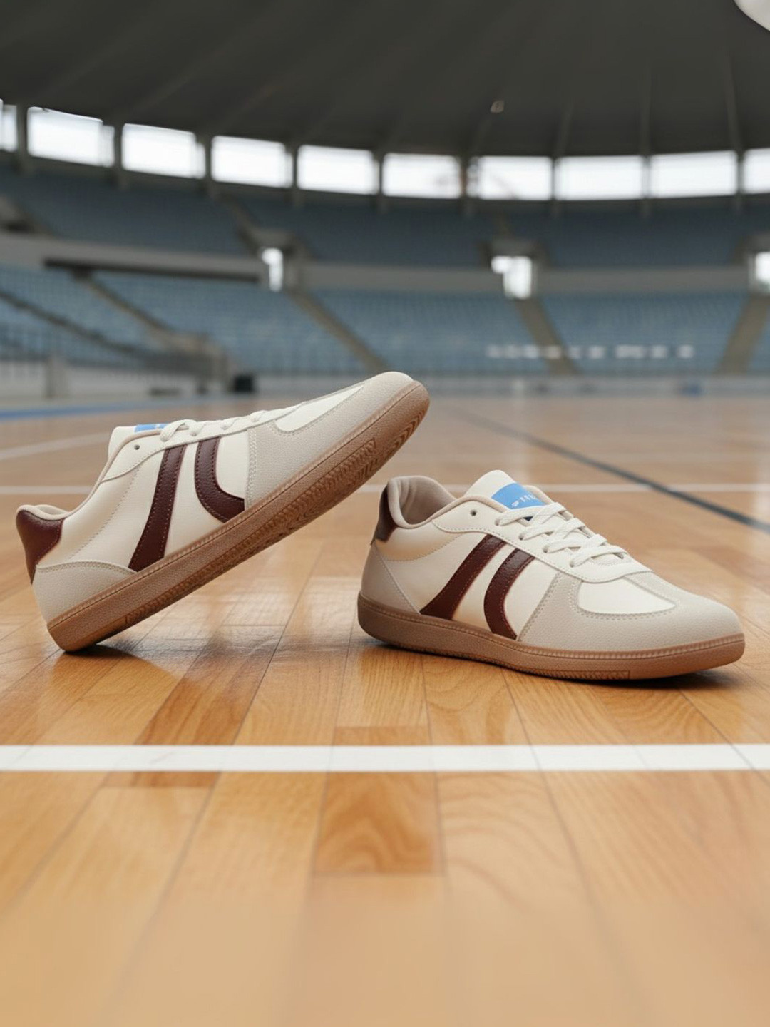 TRASE Soliva Women Striped Lightweight Slip-On Sneakers