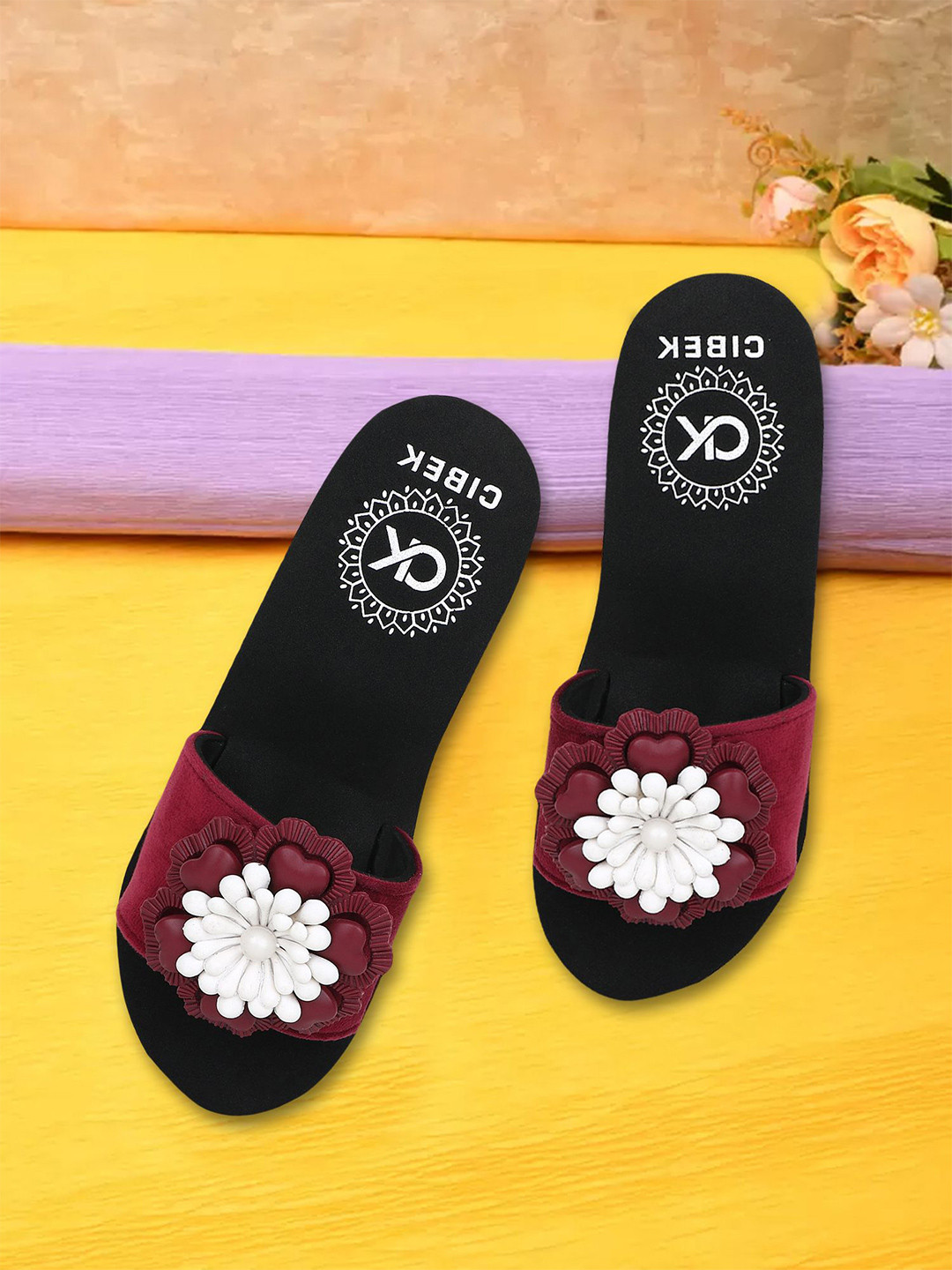 CIBEK Doctor Extra Soft Orthopedic Slippers with Arch Support, Cushioned Anti-Skid Sole