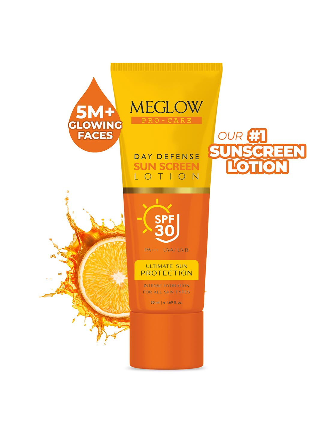 MEGLOW Pro-Care Sunscreen Face & Body Lotion SPF 30 PA+++ -50ml