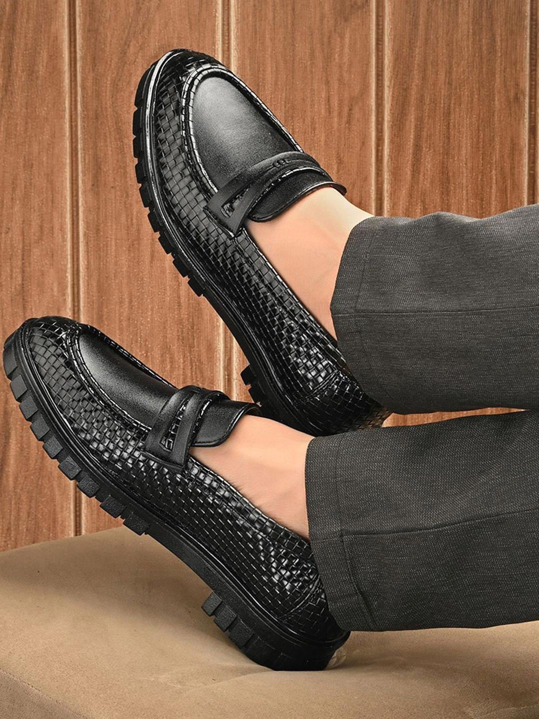 HERE&NOW Men Chunky Formal Shoes